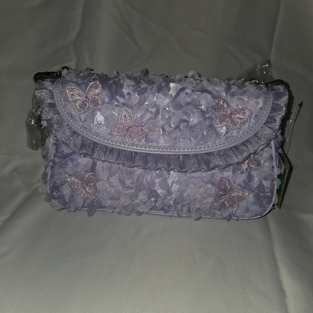 Wicked For Good Glinda Lavender Butterfly Women's Bag